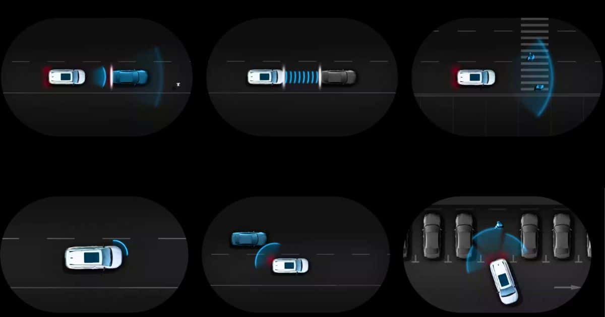 Standard safety and security features in the 2026 Chrysler Pacifica.