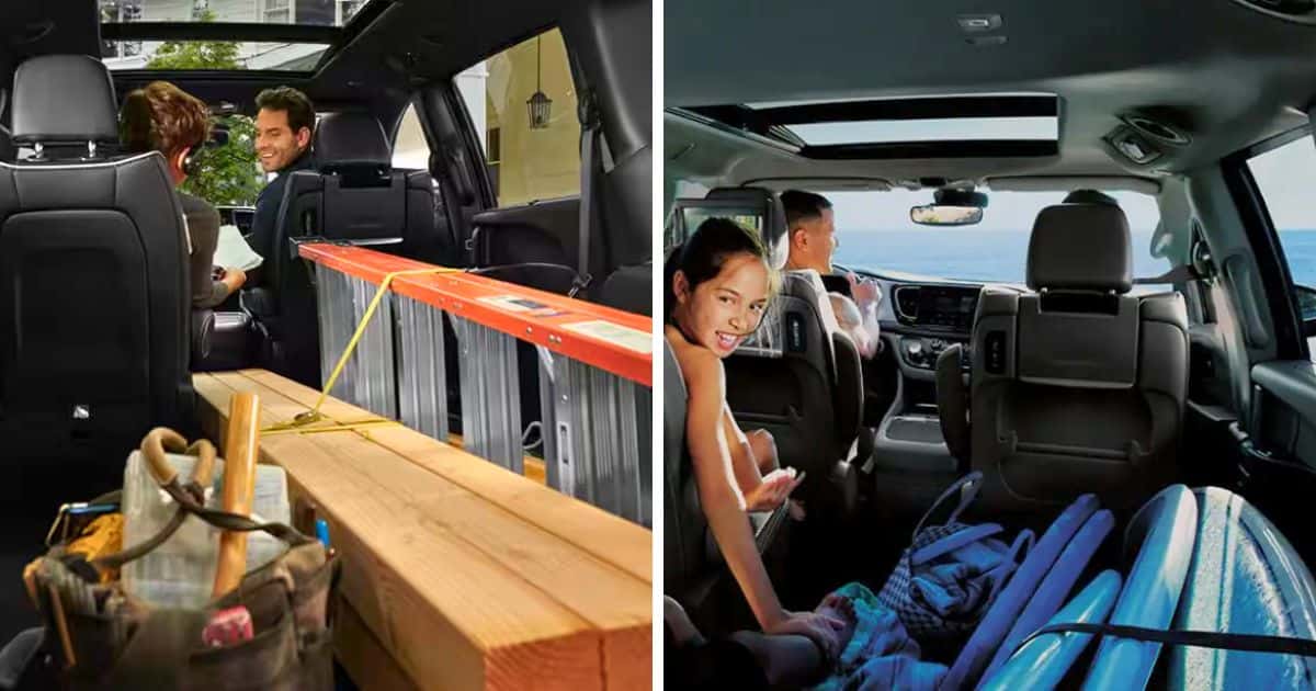 The Stow n Go Seating and Storage System in the 2026 Chrysler Pacifica