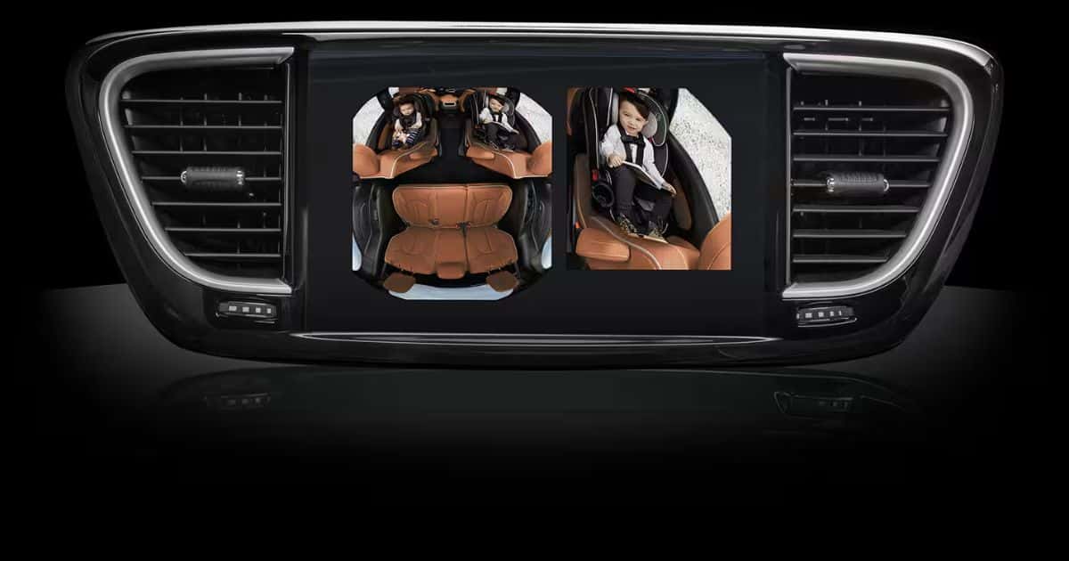 The available FAMCAM interior camera of the 2026 Chrysler Pacifica