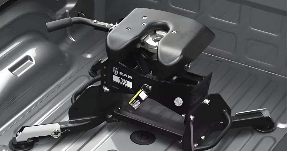Both the 2026 RAM 2500 and RAM 3500 have a gooseneck prep package for easier hitching.