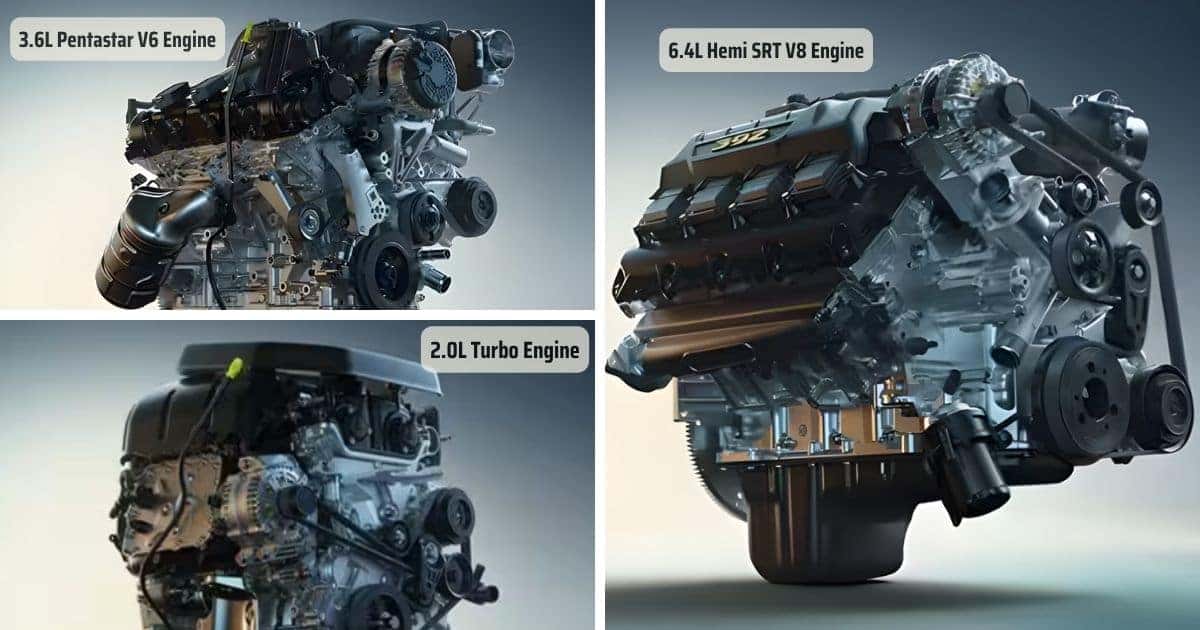 The 3 engine options of the 2026 Jeep Wrangler