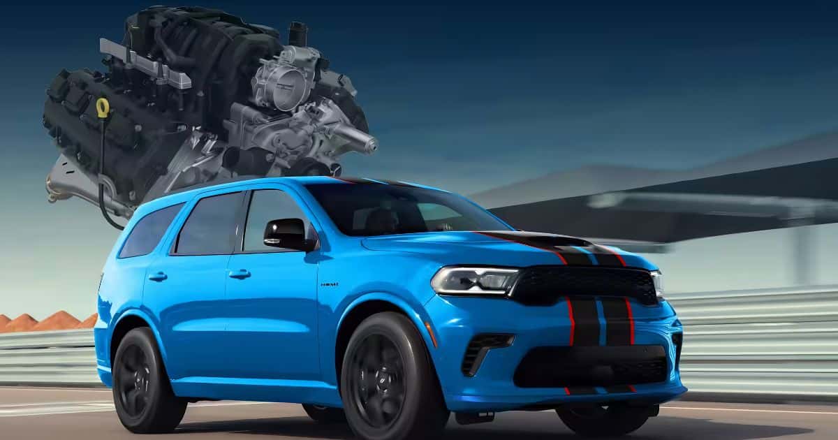 The 5.7L HEMI V8 engine option in the 2026 Dodge Durango