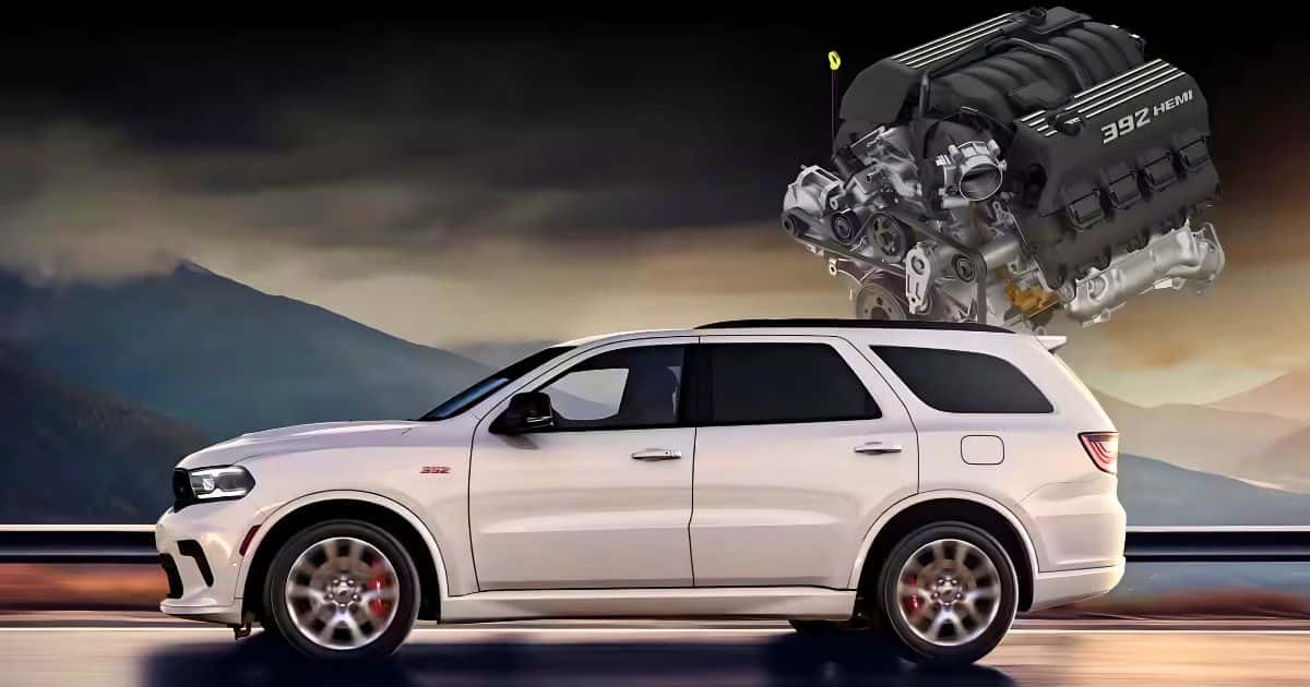 The 6.4L HEMI V8 engine option in the 2026 Dodge Durango