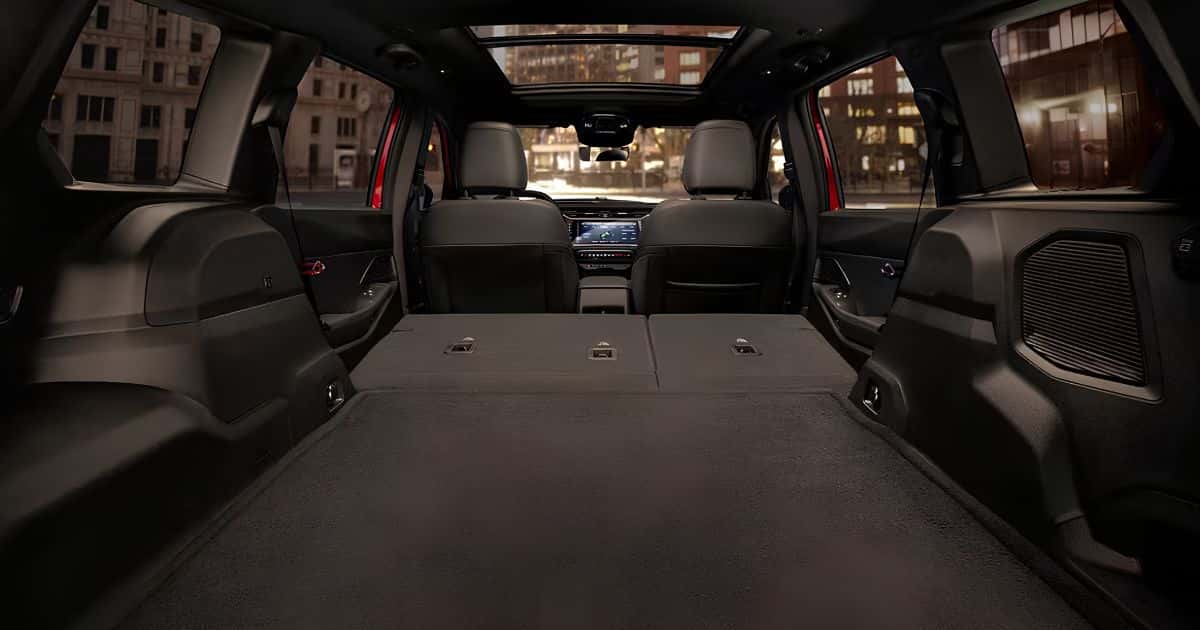 The spacious 68.3 cubic feet of cargo space in the 2026 Jeep Cherokee