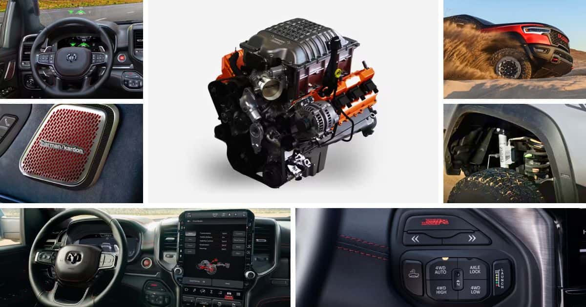 2026 RAM 1500 TRX standard features