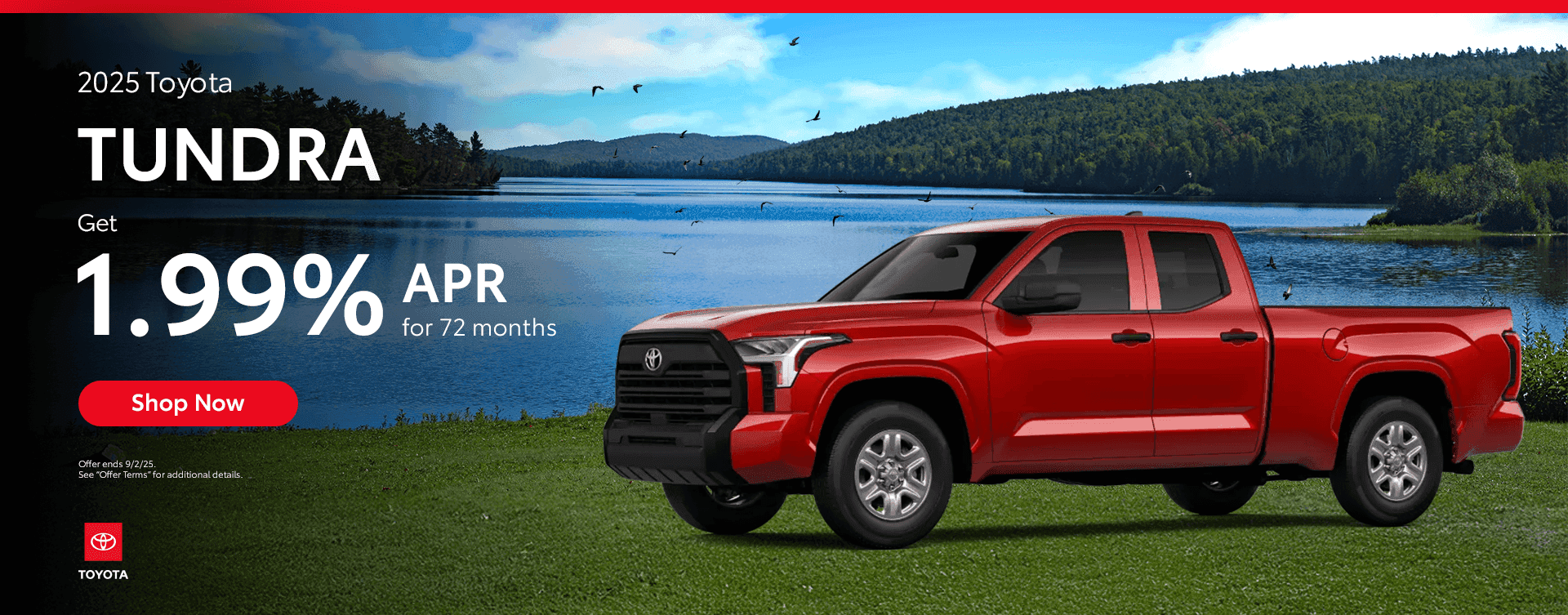 2025 Tundra Subtext Get 1.99% ARP for 72 months