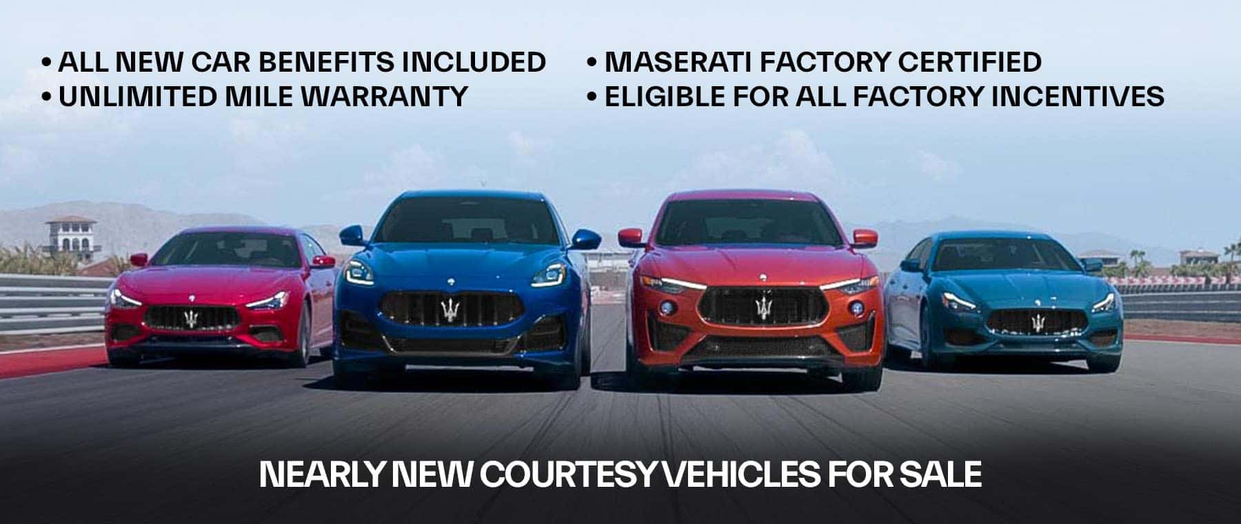 Nearly New Lease Specials