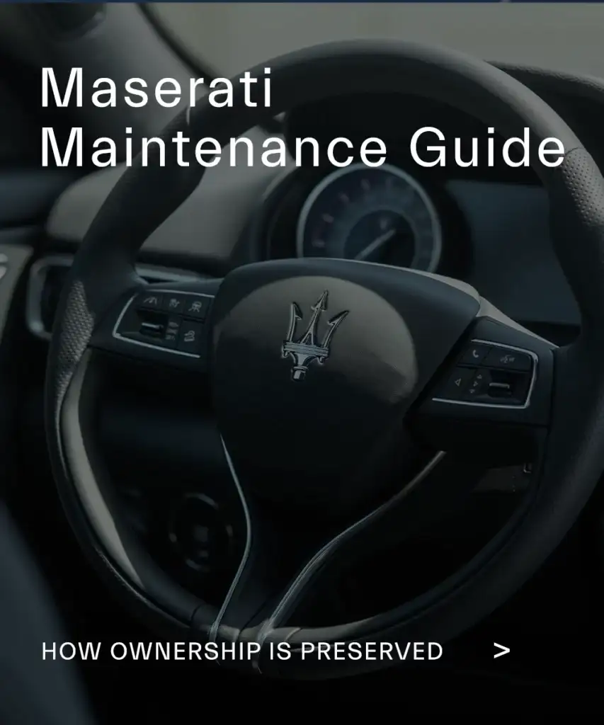 Maserati ownership | maintenance guide