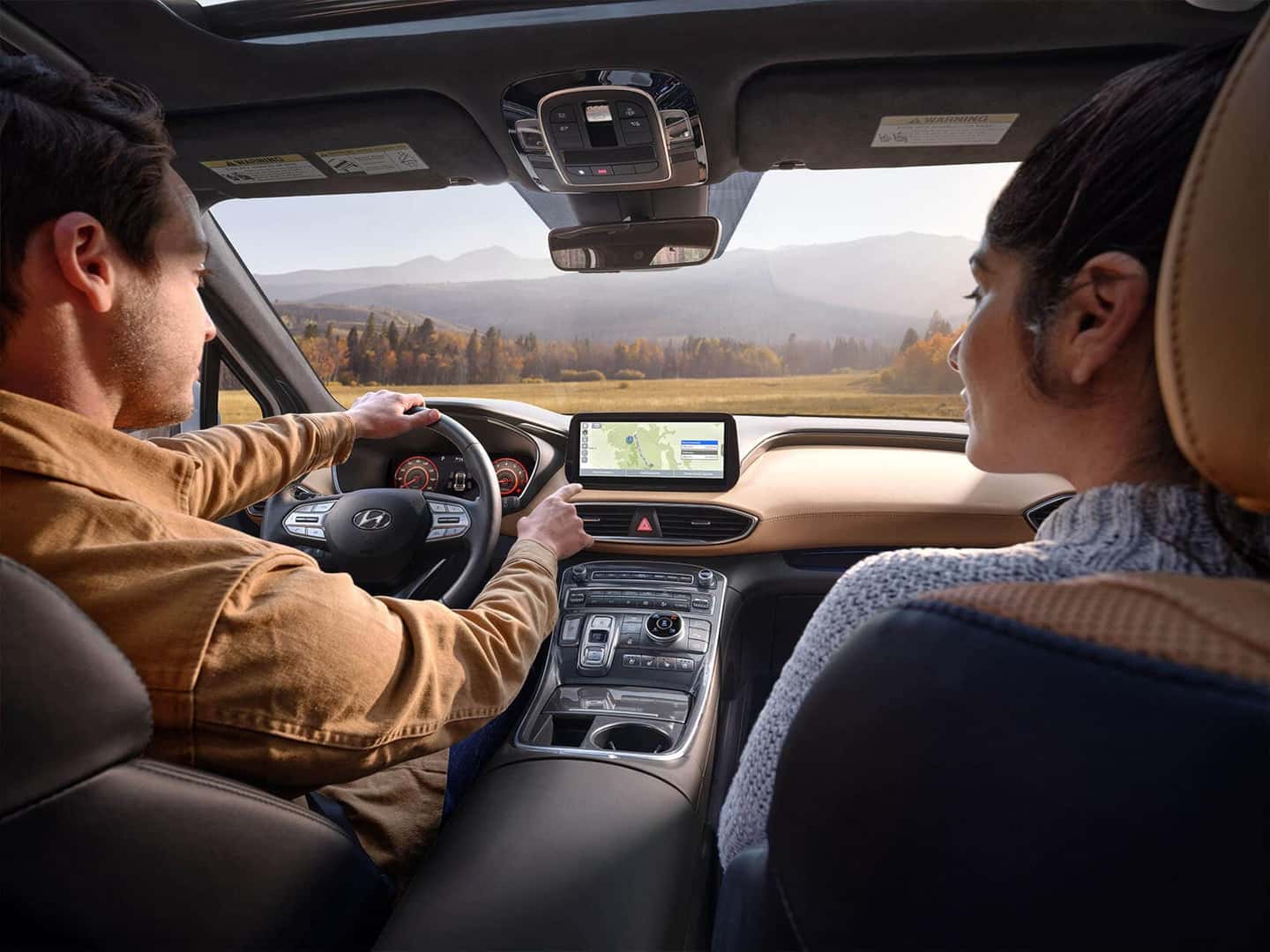 Hyundai Santa Fe Interior Tech