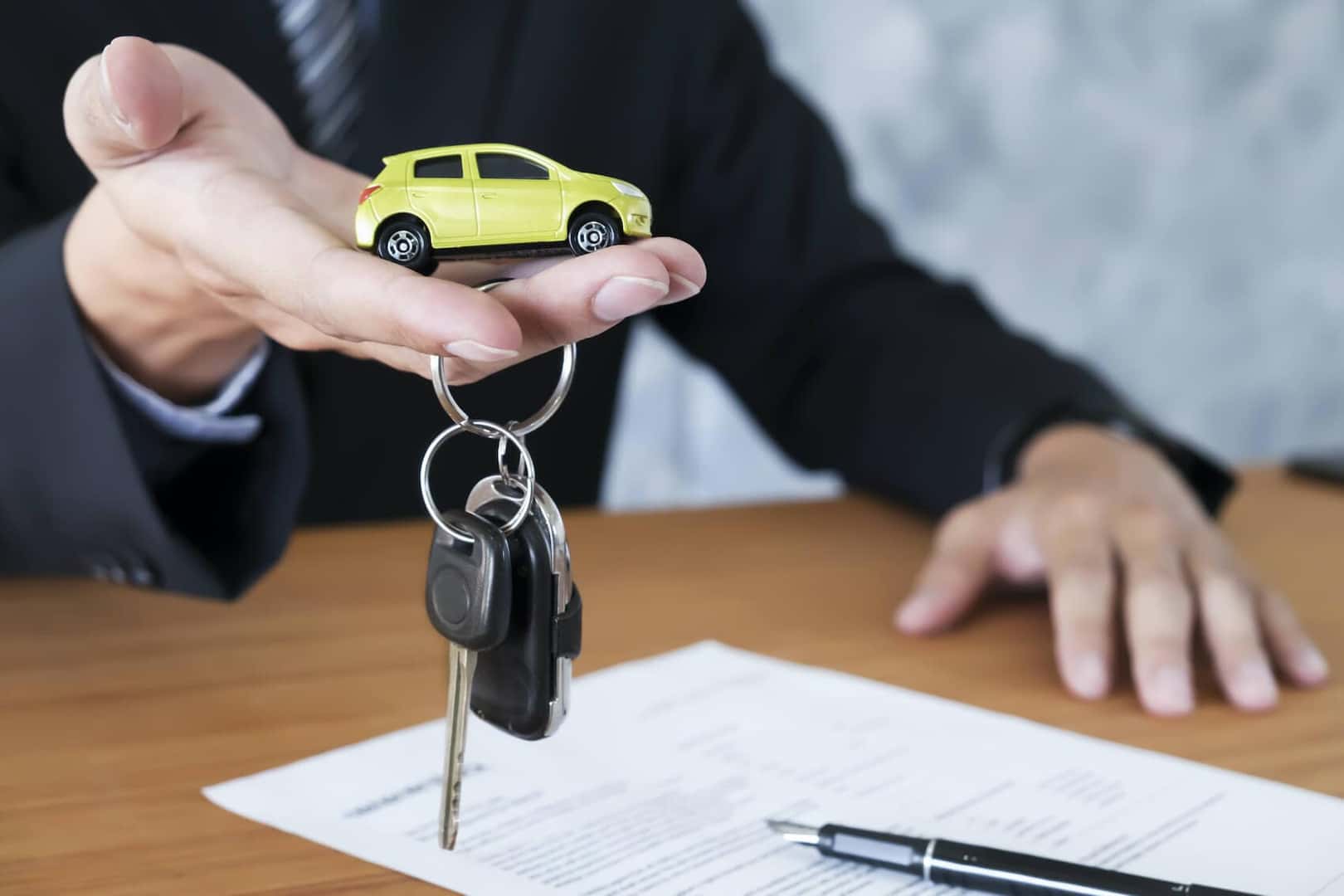 Financing Your Car Holding Car Keys