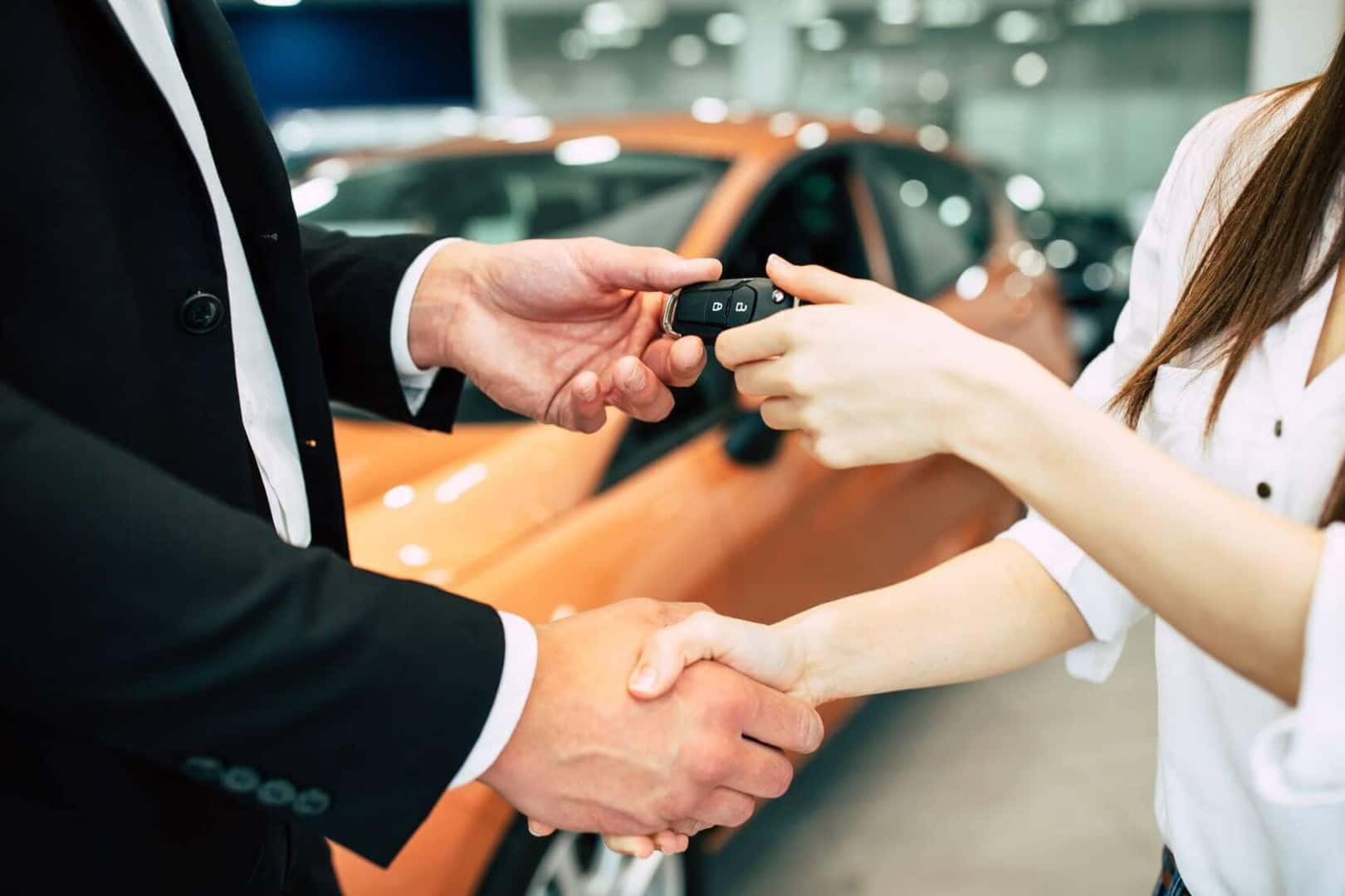 Handing Over Keys for Lease 