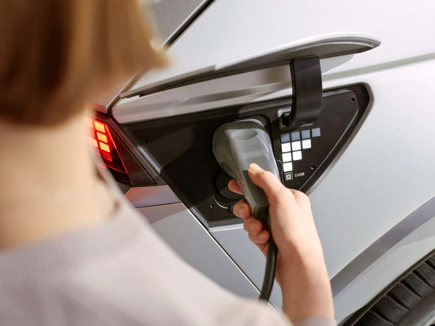 Charge port on the 2022 Hyundai IONIQ 5