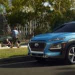 blue 2021 Hyundai Kona