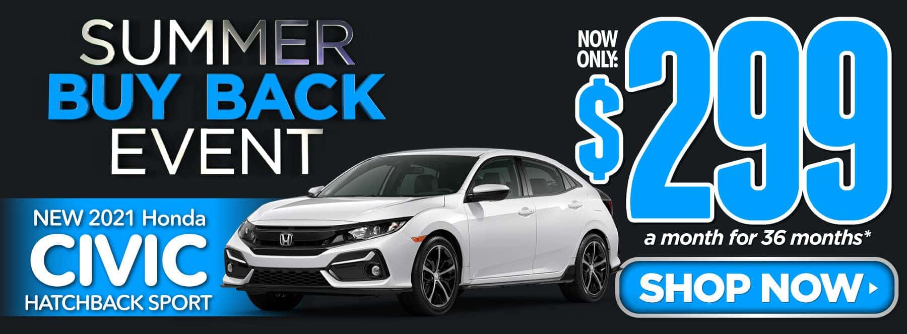 New 2021 Honda Civic Hatchback Sport - $299 a month - Shop Now