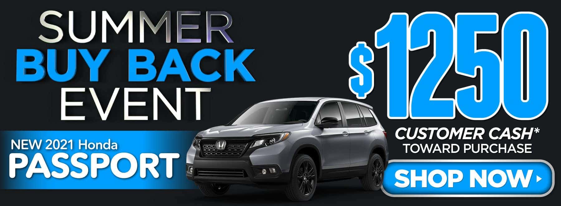 New 2021 Honda Passport - $1250 Customer Cash - Shop Now