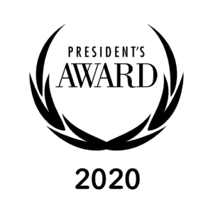 President's Award 2020 Logo Black