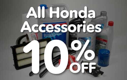 All Honda Accessories - 10% Off