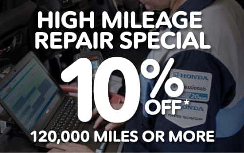 High Mileage Repair Special 10% Off