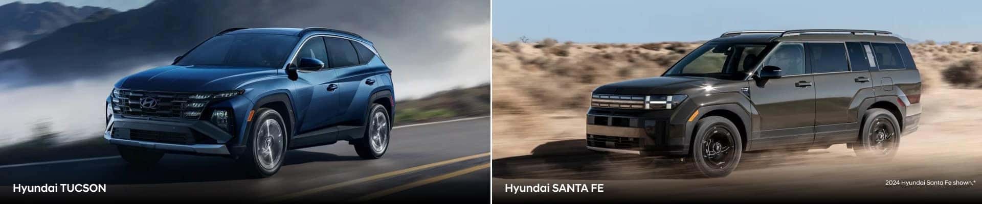 2025 Hyundai Tucson vs. Santa Fe