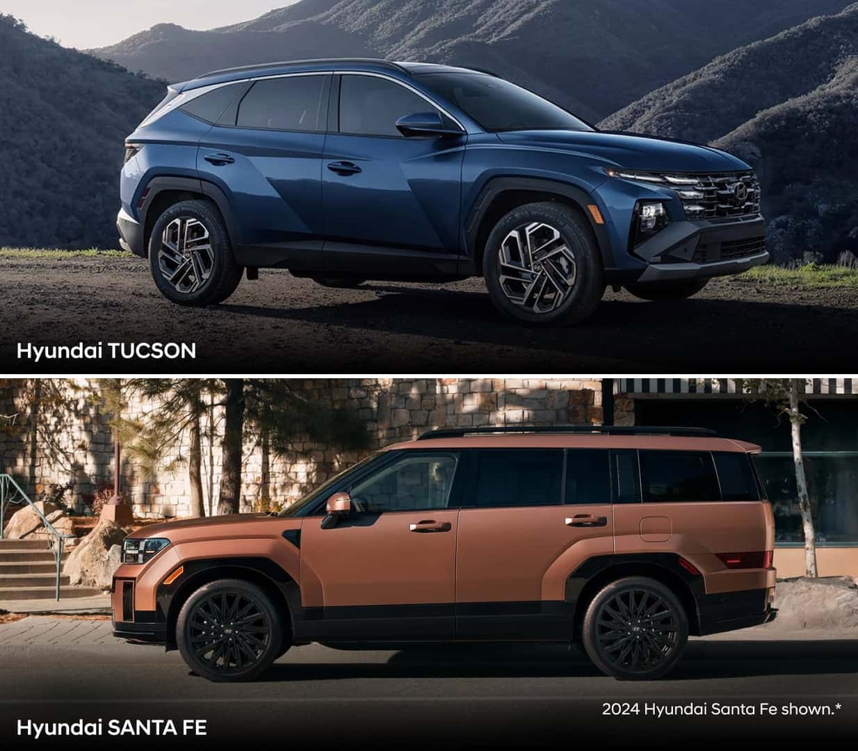 2025 Hyundai Tucson vs Santa Fe