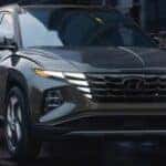 hyundai suv at night