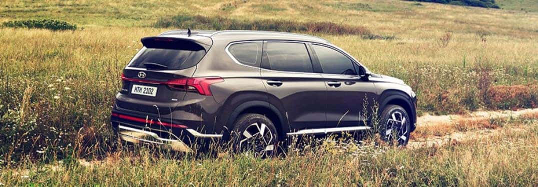 Rear Diagonal View of 2023 Hyunda Santa Fe