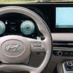 2023 Hyundai Palisade Dashboard with Steering Wheel and Infotainment Display