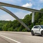 ioniq 5 going under a bridge