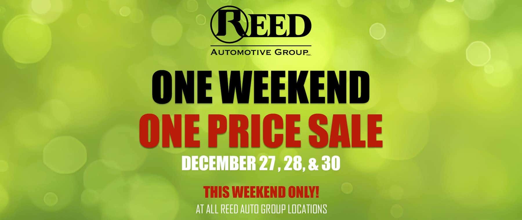 One Weekend One Price