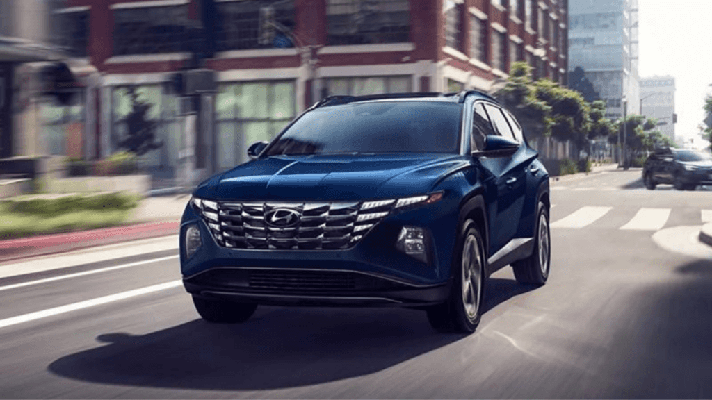 Back of Hyundai Santa Fe