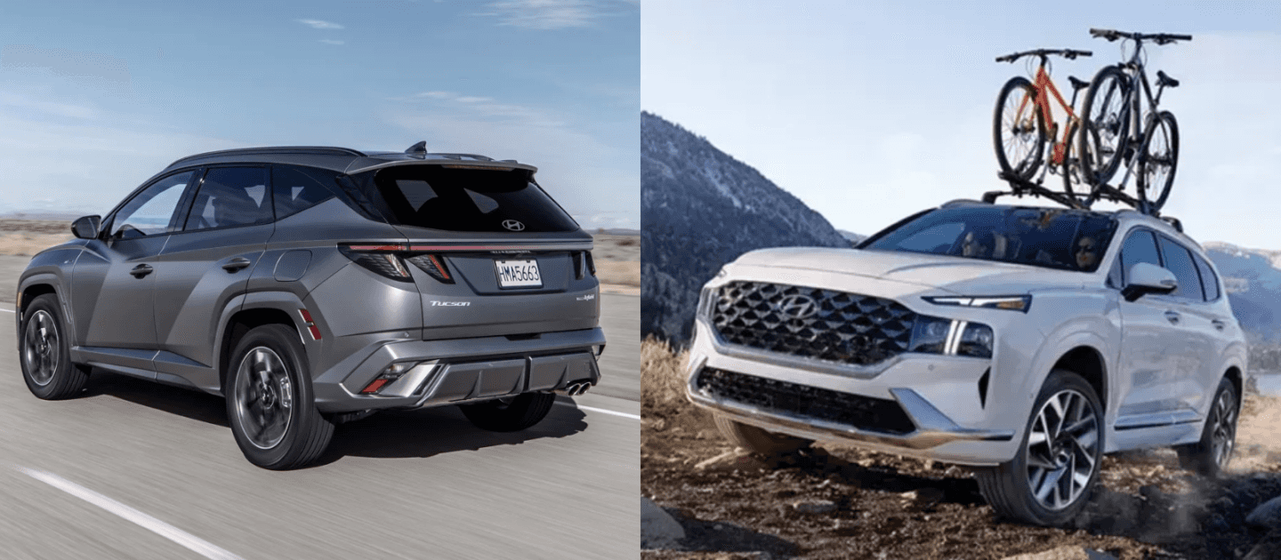 Off-Road Rumble: 2025 Hyundai Tucson vs 2024 Hyundai Santa Fe | Ron ...