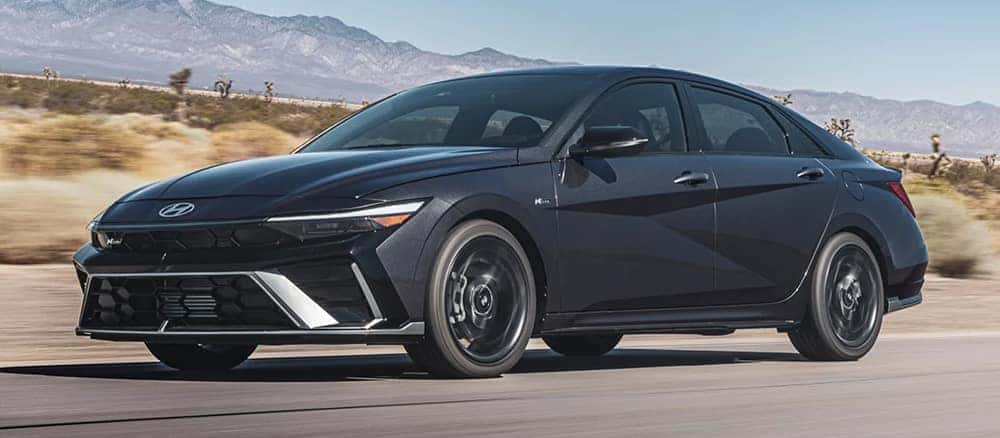 Black Hyundai Elantra