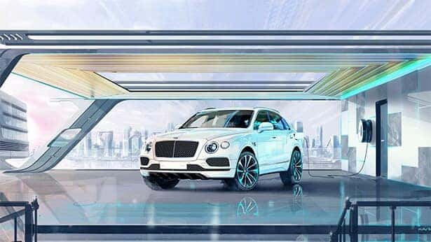white car