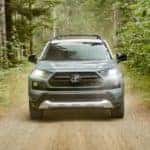 2020 Toyota RAV4 on a dirt road
