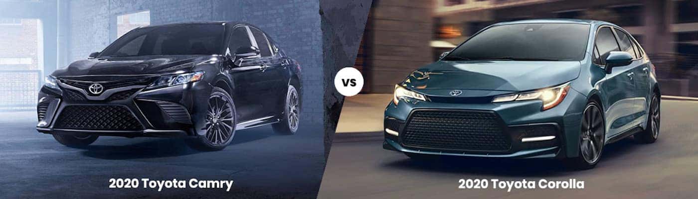 2020 Toyota Camry vs. 2020 Toyota Corolla