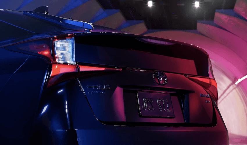 2022 Toyota Prius rear view