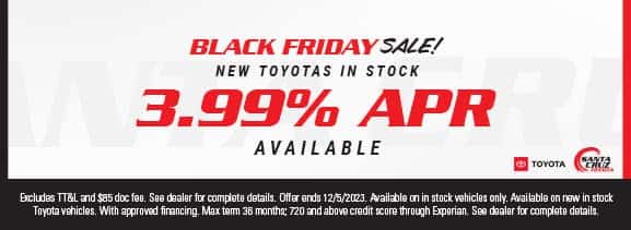 New Toyotas Black Friday Sale
