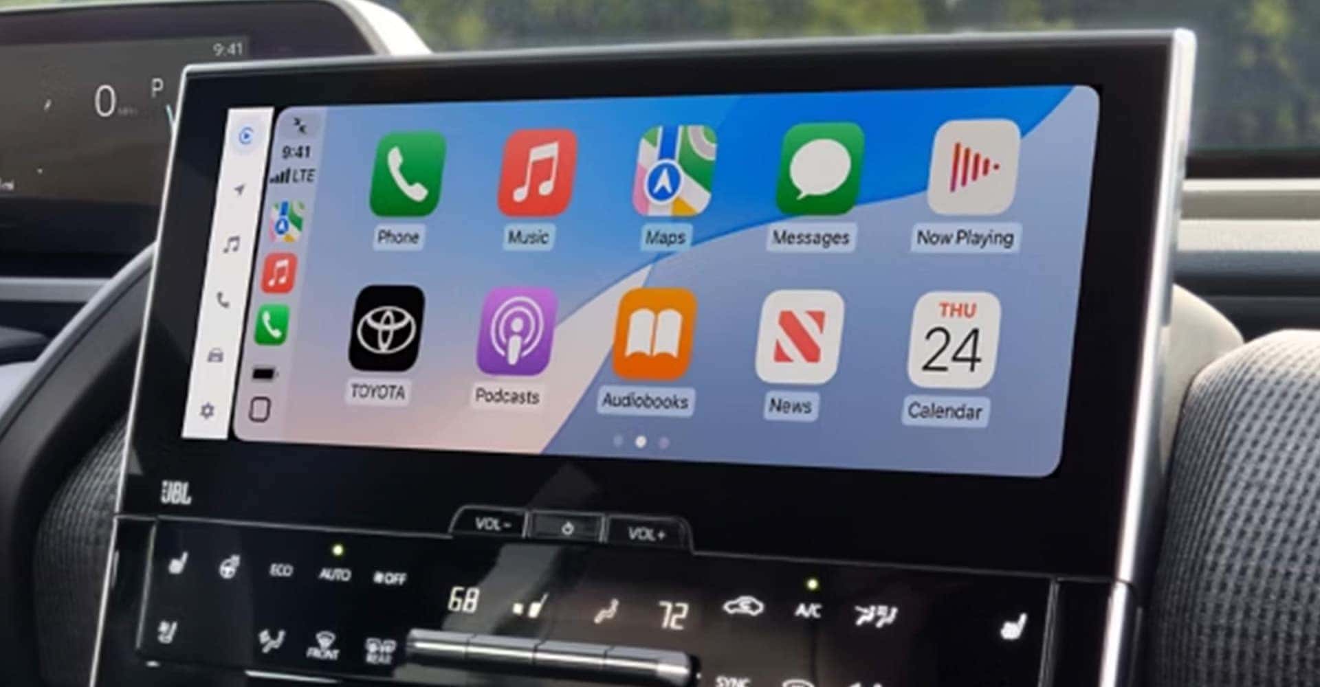 Carplay of Toyota bz4x