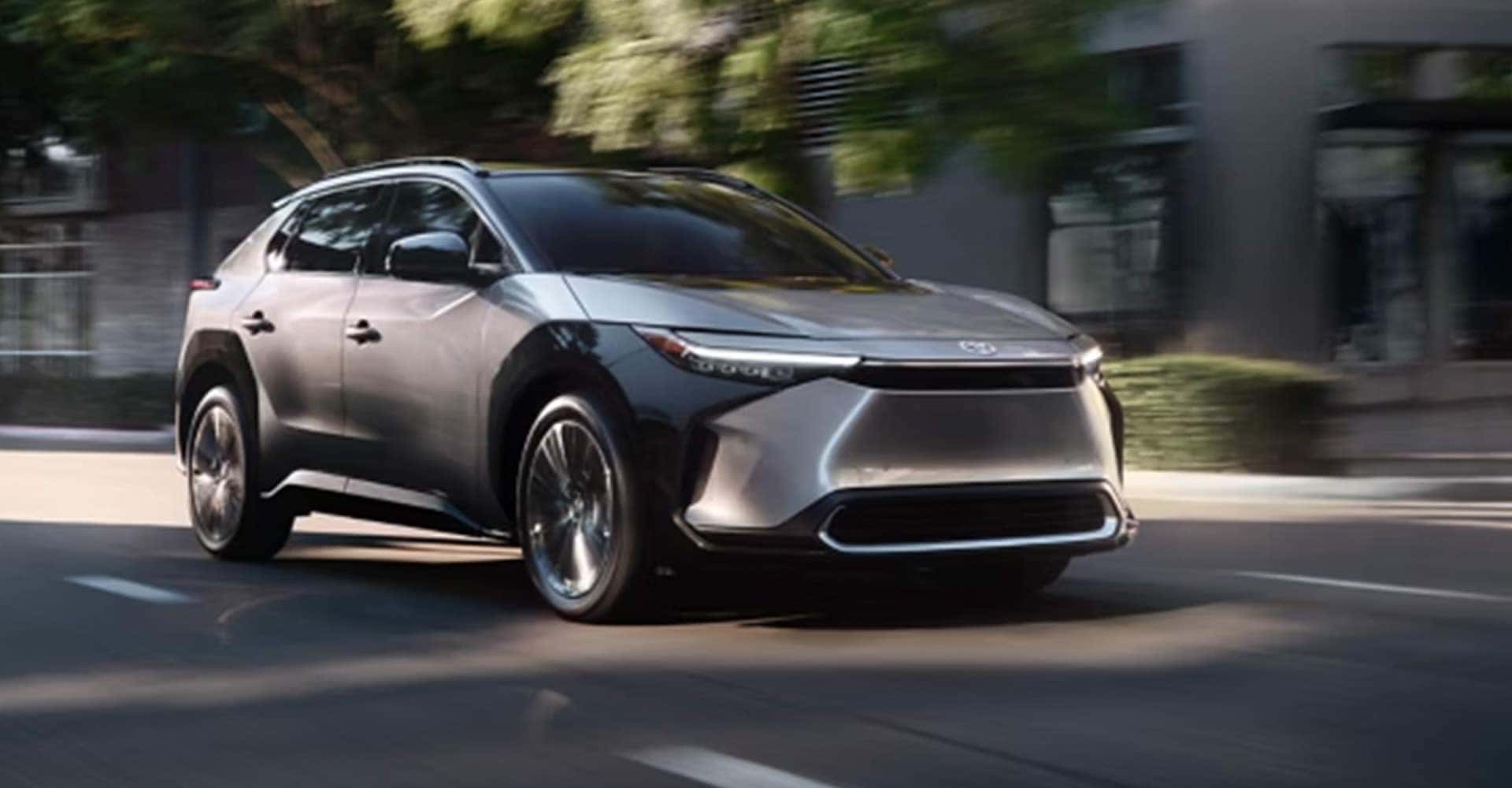 Exterior view of Toyota bz4x