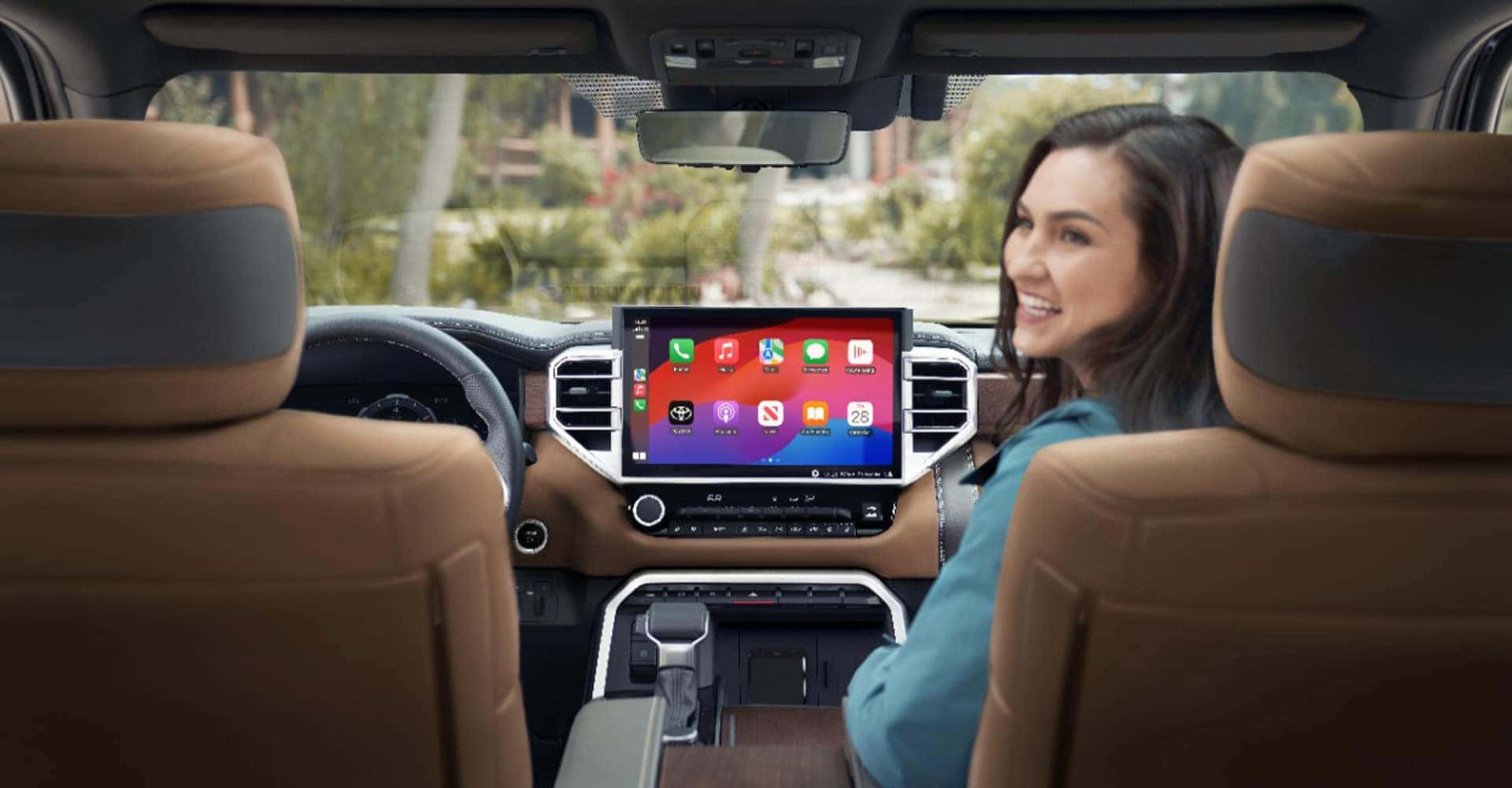 lady interior tundra carplay