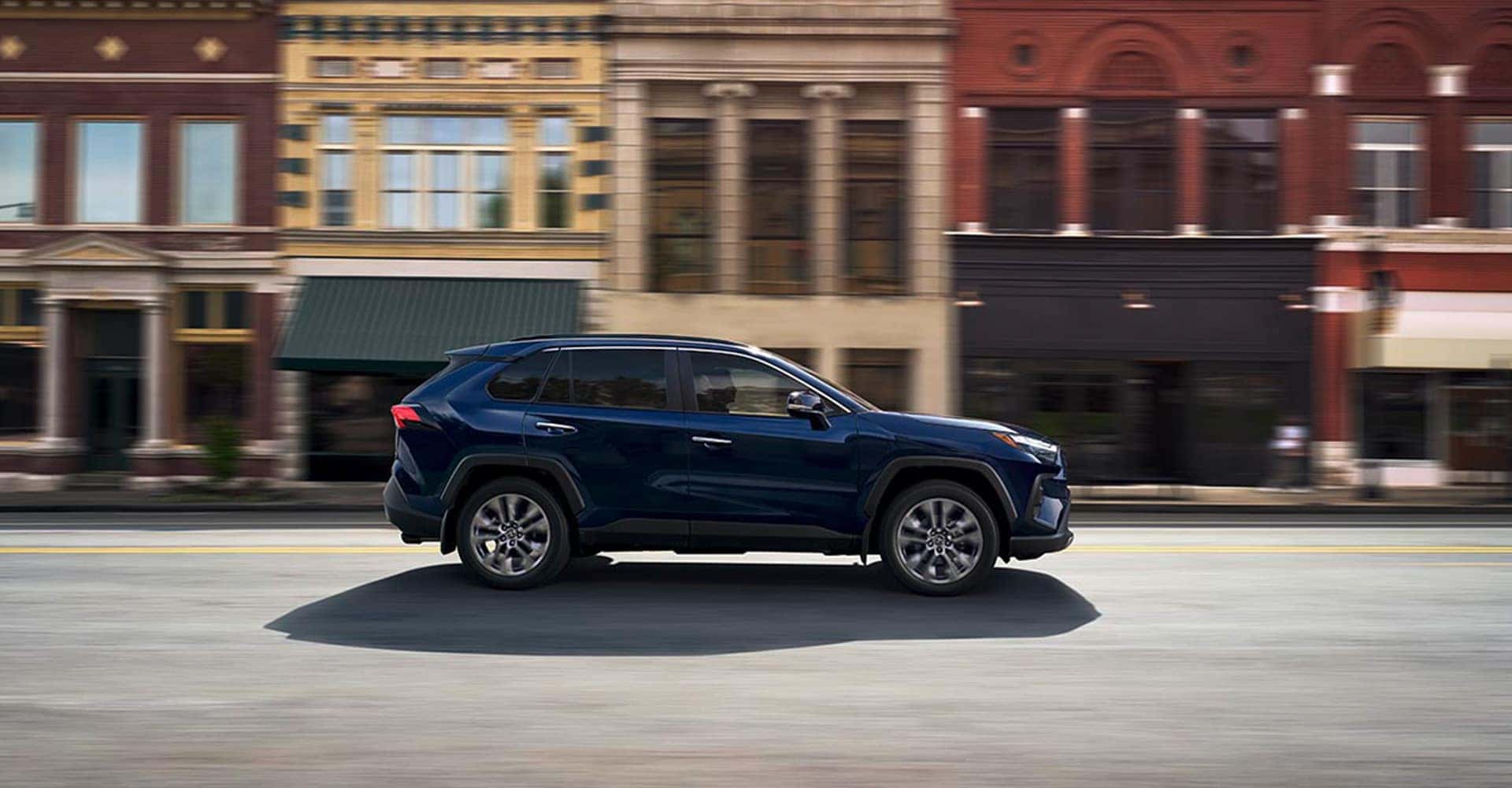 rav4 zooming in town street