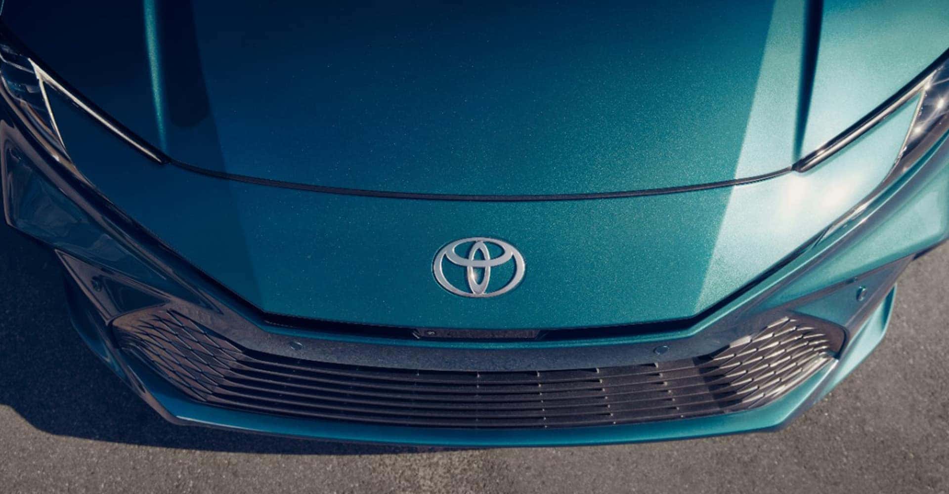 top down view blue camry