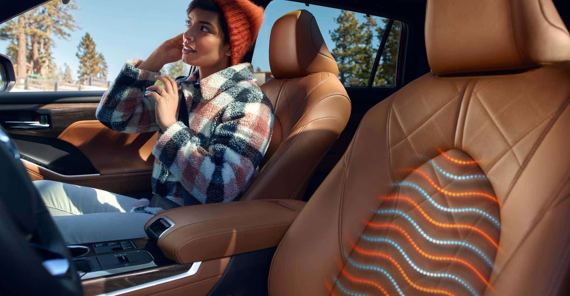 Heated cooled seats 2025 Toyota Highlander Hybrid