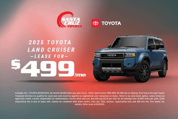 2025 Land Cruiser April offer