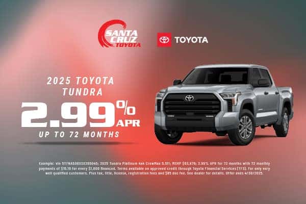 2025 Tundra April offer