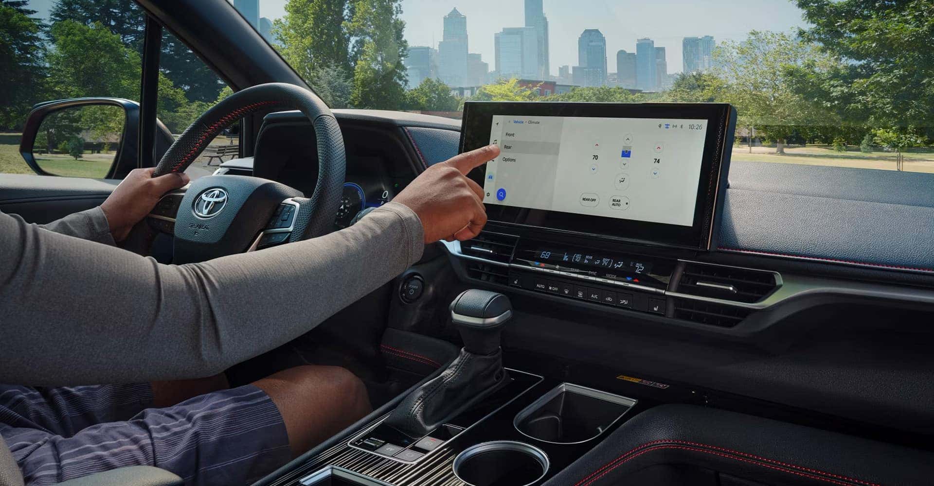 Touchscreen air control 2025 Toyota Sienna