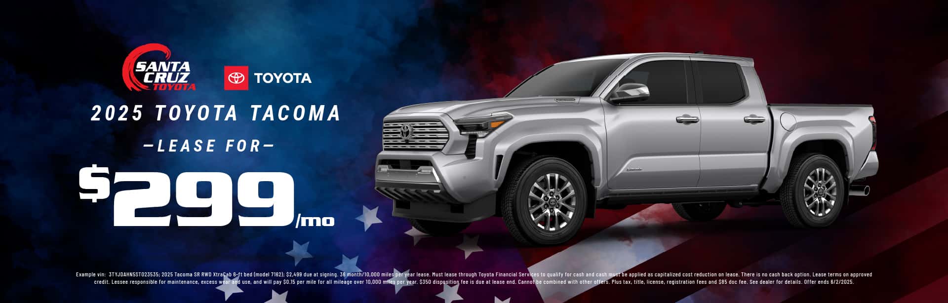 2025 Tacoma May offer