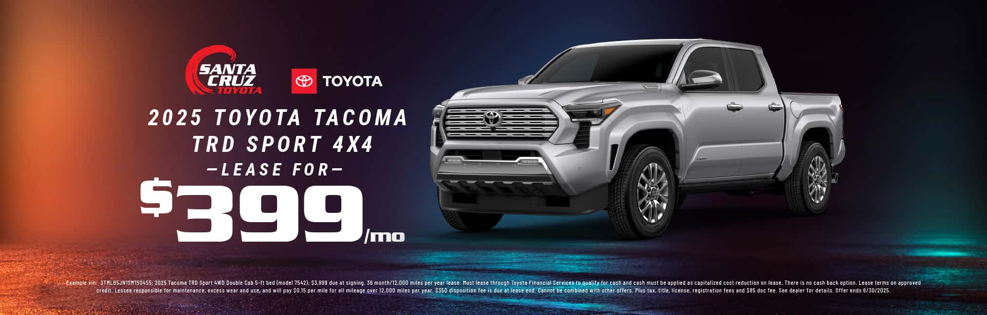 2025 Tacoma TRD June offer