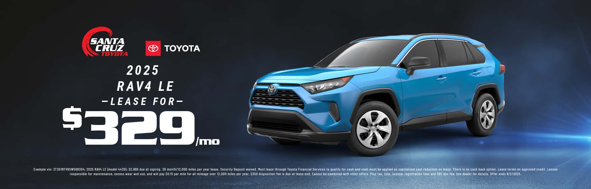 2025 RAV4 August offer