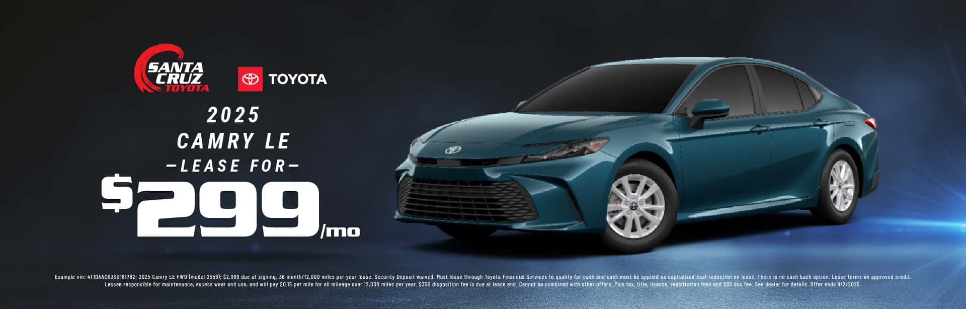 2025 Camry August offer